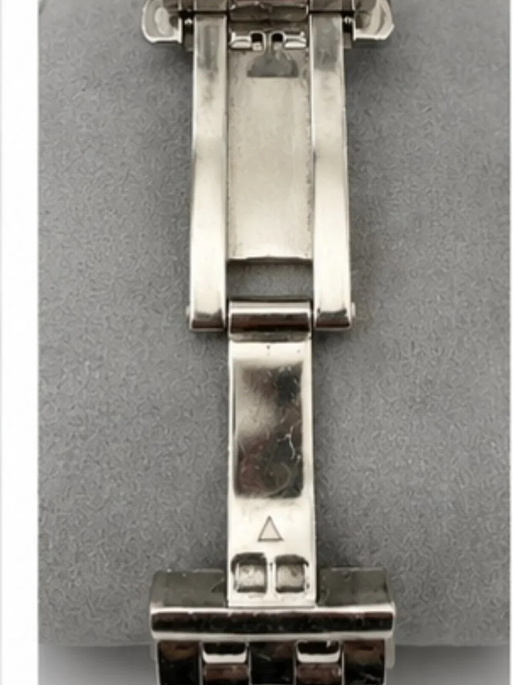 MICHELE Diamond Deco Watch Stainless Steel Swiss w/Box & Extra Links